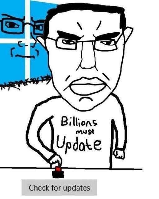 Billions must update